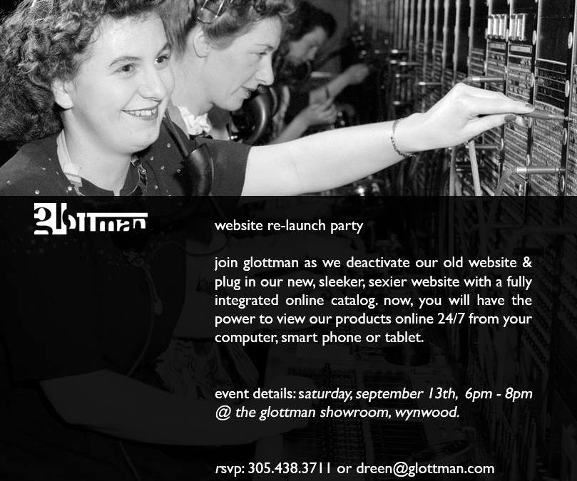 glottman website re-launch party