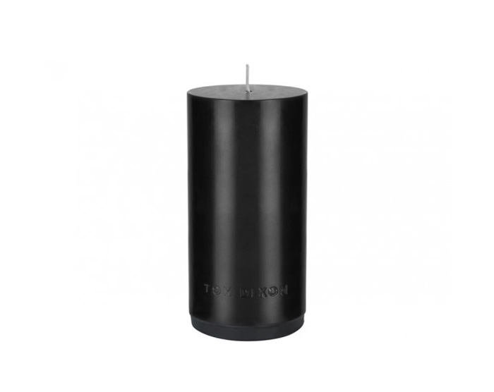 candle pillar black