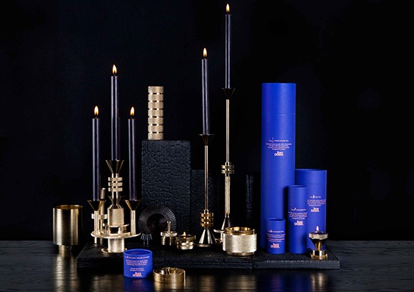 gift idea 6.0: the cog collection by tom dixon/ super-functional & inspired by the great british engineering, the cog collection includes a candle holder, candelabra and related accessories. creating a sense of the tooled and the machined, cog collection is formed in brass plated solid aluminum. candle holder tall $165, short $145, candelabra $315 & candle taper set $23 to purchase/stop by the store.