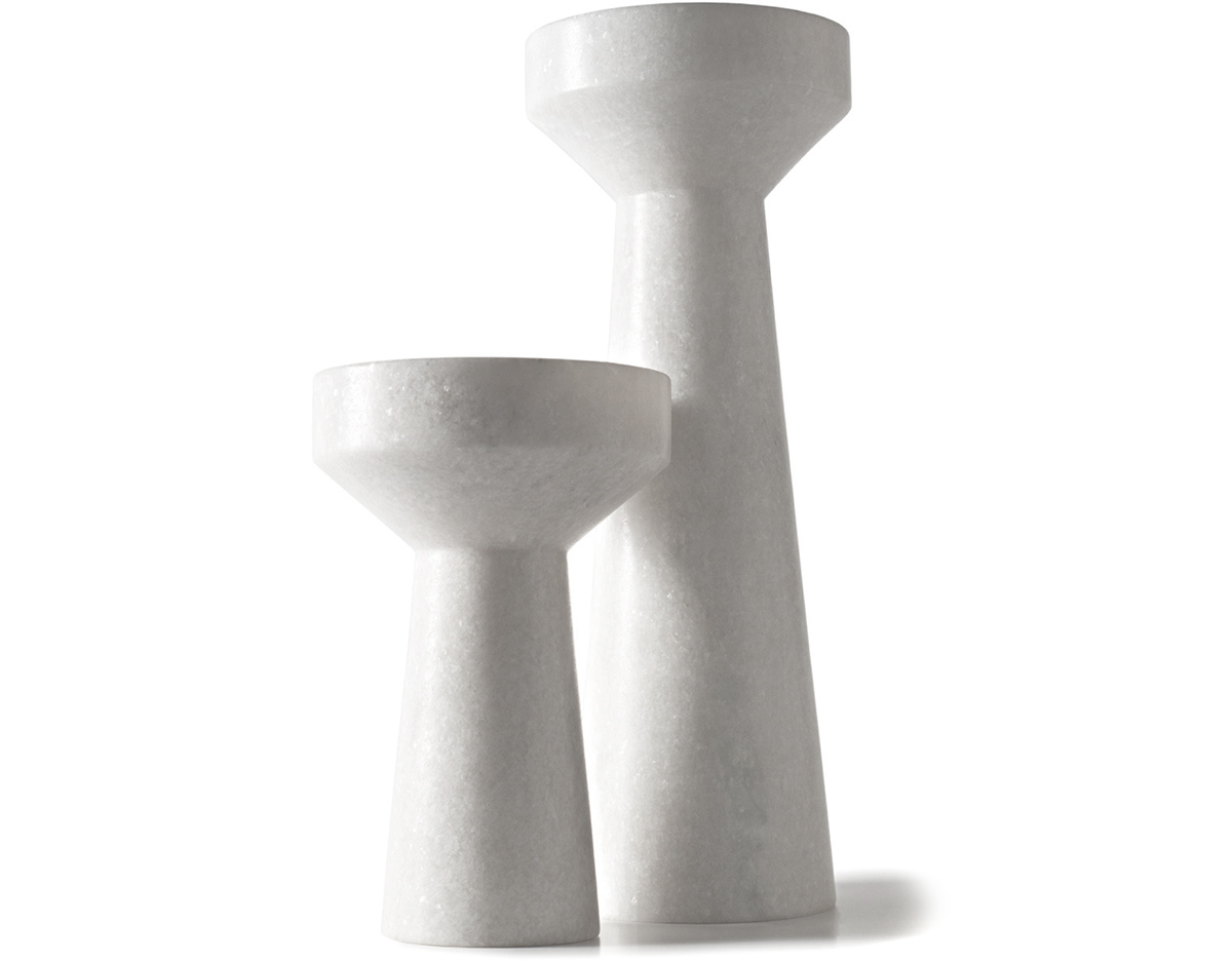 gift idea 10.0: stone candle holder (20% off) by tom dixon/ the stone candle holder is an ultra minimal reversible candle holder carved from solid morwad marble. holds thick and tapper candles. to purchase/stop by the store & save 20% off the tom dixon stone candle holders (small or large) while supplies last. sale ends 1/09/2016. simply mention this email. 