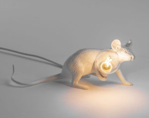 mouse lamp lying down