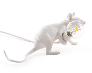 mouse lamp lying down